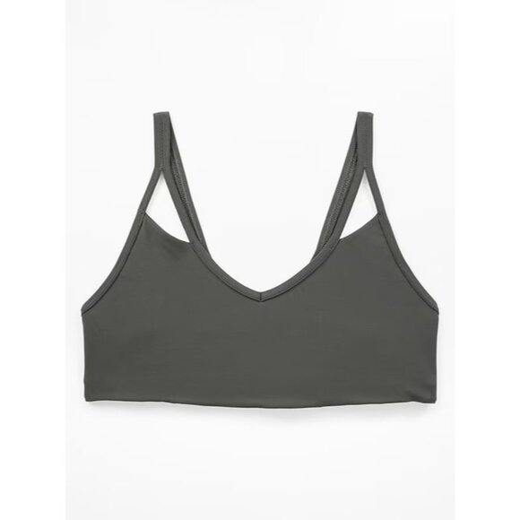 New Athleta M Cut Out Bra Shadow Grey Medium Cup D-DD - Picture 3 of 6